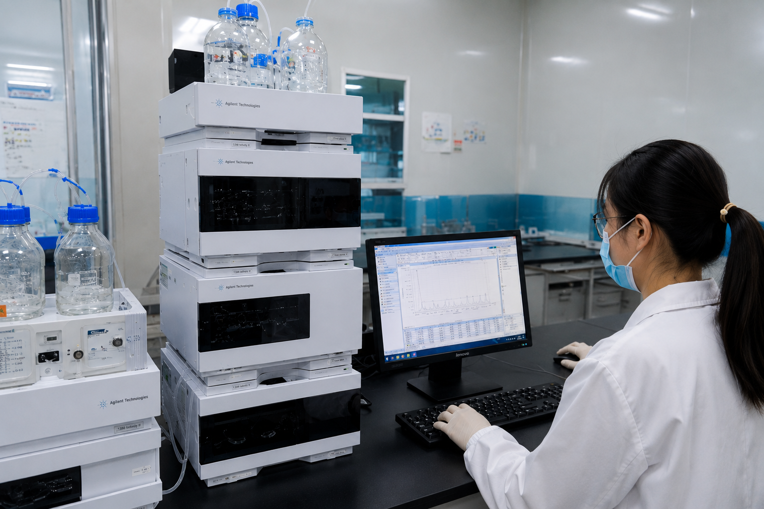 HPLC- und Massenspektrometrie-Analytik